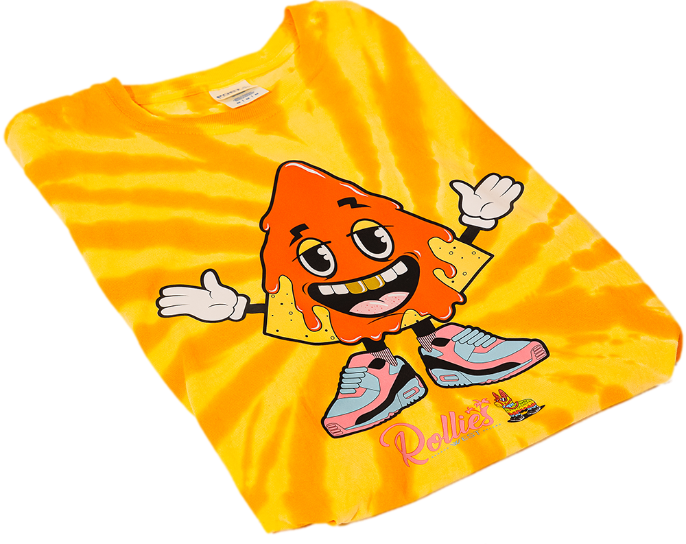 folded printed t-shirt